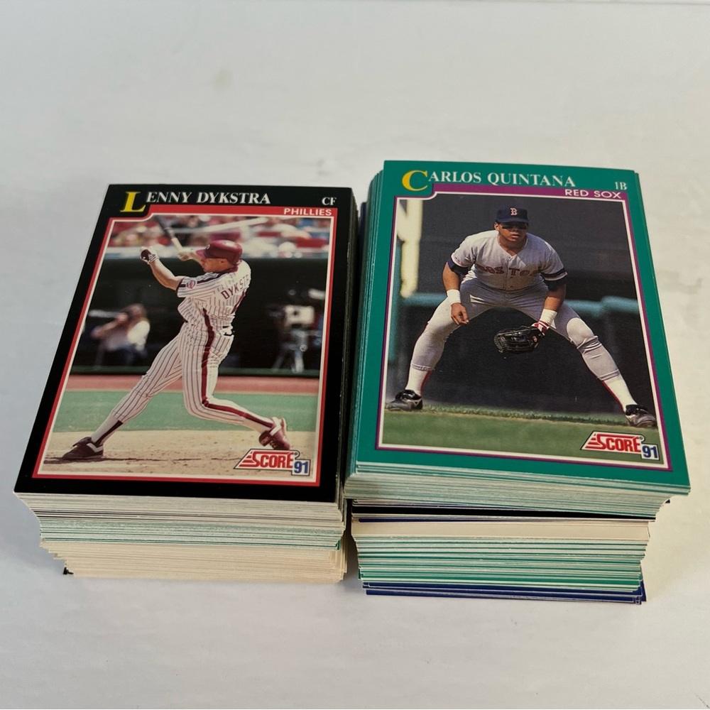 Score Baseball Card 1991 Lot Various Teams